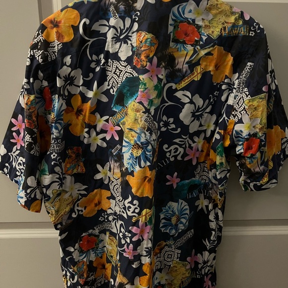 Bugatchi Cool Hawaiian Vacation Button Down Shirt XXL - Picture 2 of 5